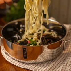 Sautépanne 28 cm, rustfritt stål