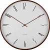 Scandia veggklokke 40 cm, white