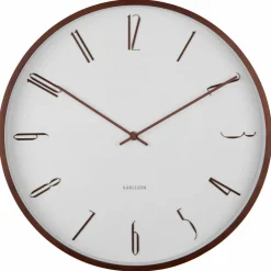 Scandia veggklokke 40 cm, white