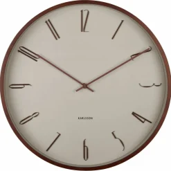 Scandia veggklokke 40 cm, white