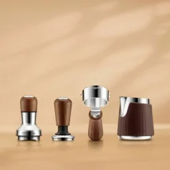 SEA303WLW Tamper og dispenser 58 mm, valnøtt