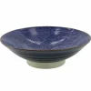 Seigaiha Blue skål, 24.5 cm