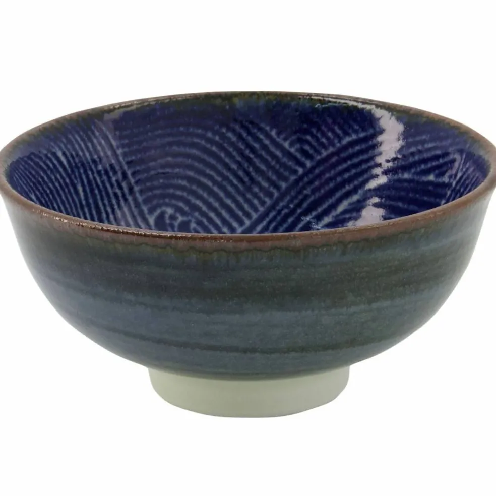Seigaiha Blue skål, 12 cm