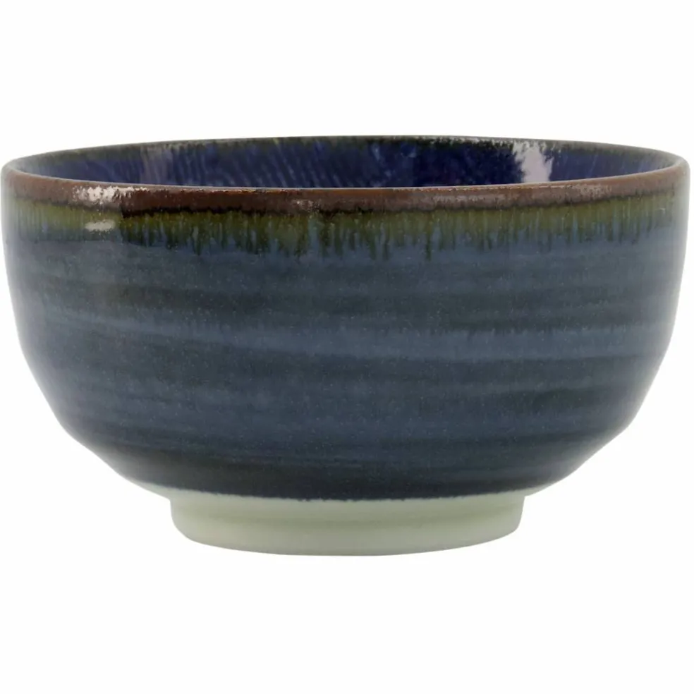 Seigaiha Blue skål, 13 cm