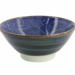 Seigaiha Blue skål, 750 ml