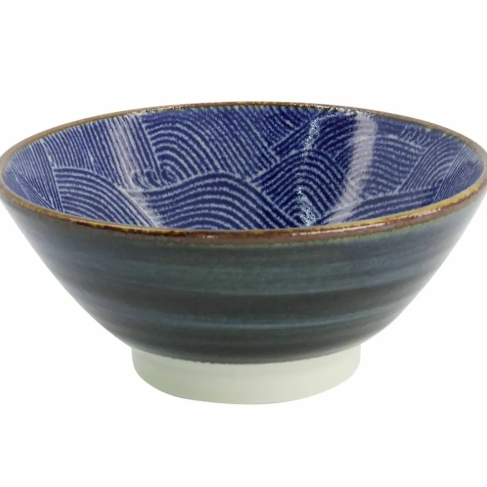 Seigaiha Blue skål, 750 ml