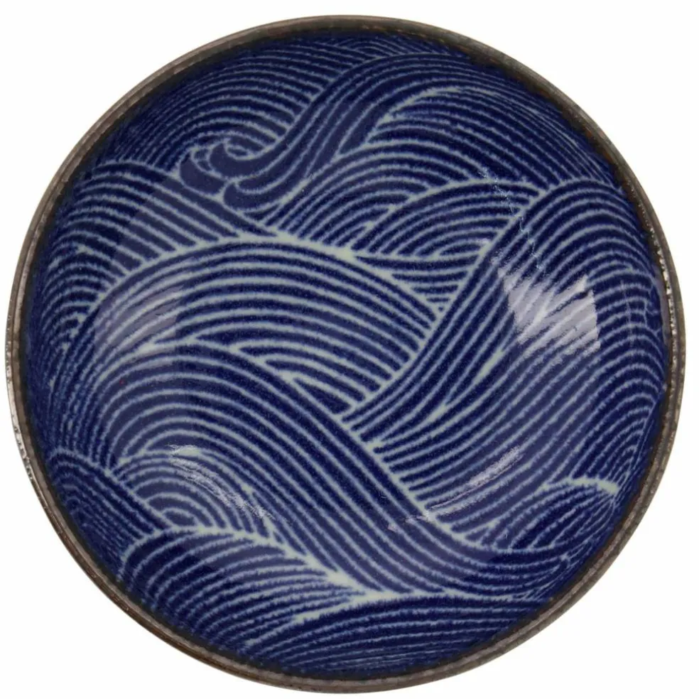 Seigaiha Blue skål, 300 ml