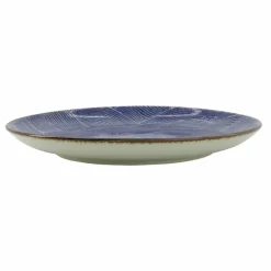 Seigaiha Blue tallerken, 25 cm