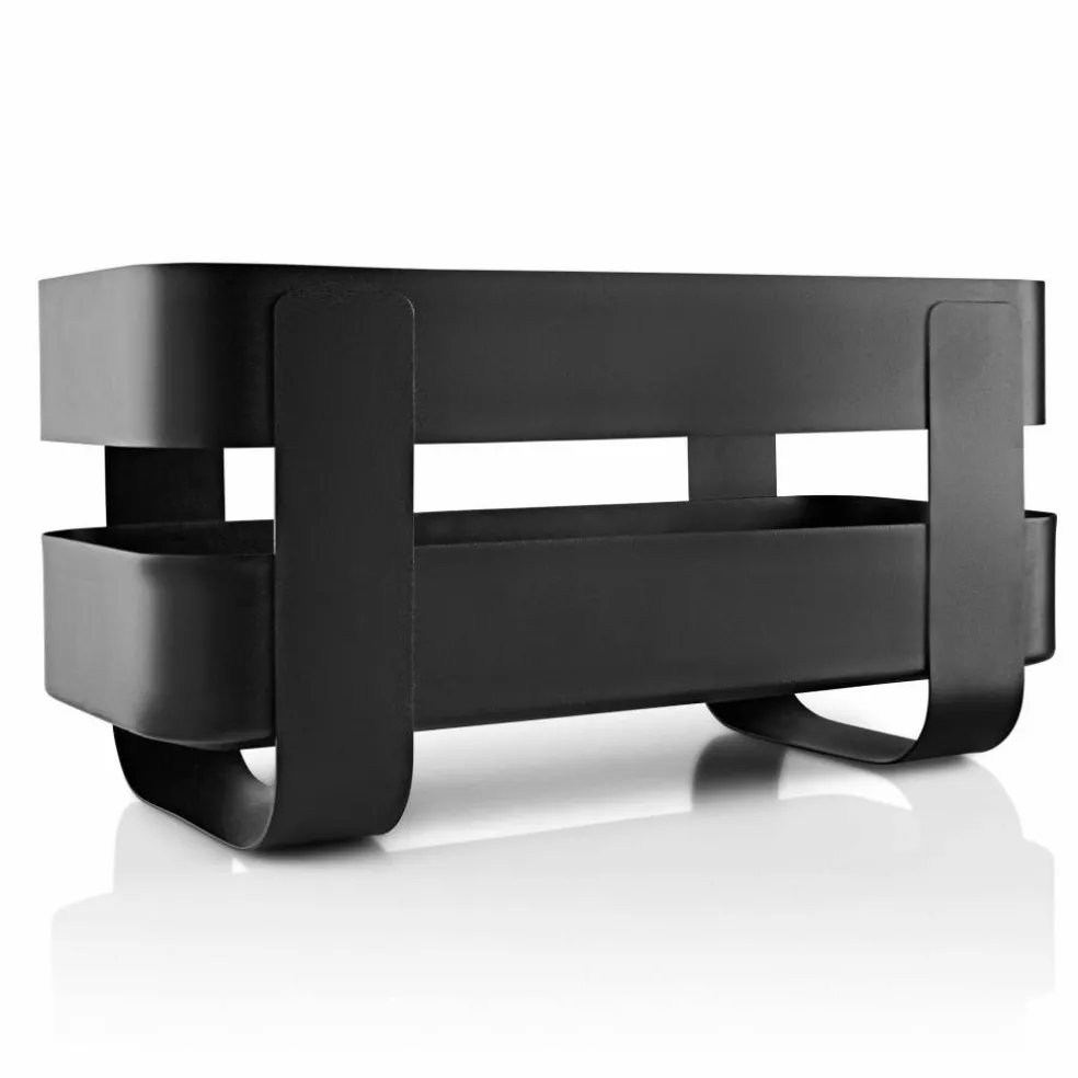 Selvvannende Herb Organiser stål, sort