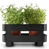 Selvvannende Herb Organiser stål, sand