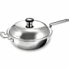 316 Series wok med lokk 22 cm, rustfritt stål