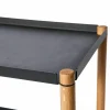 Serveringsbord 50x35x63 cm, eik