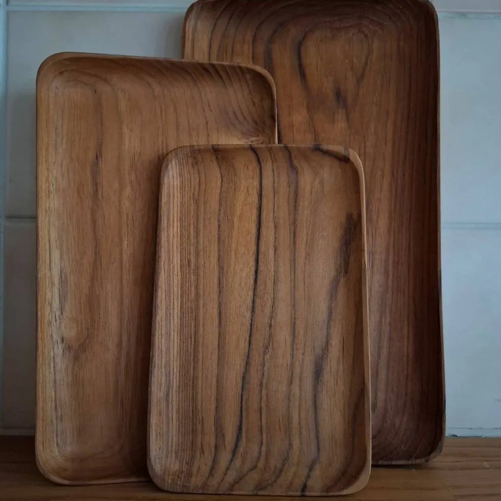 Serveringsbrett small 20 x 12 cm, teak