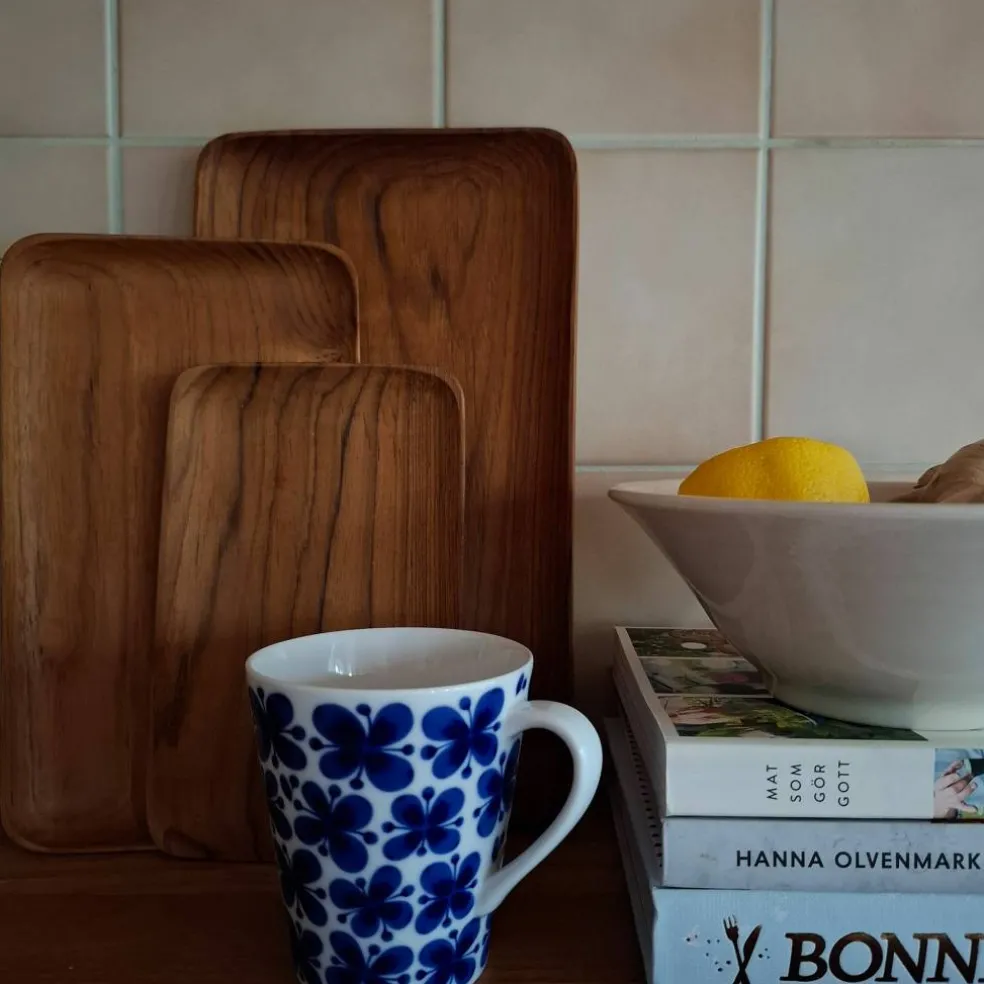 Serveringsbrett small 20 x 12 cm, teak
