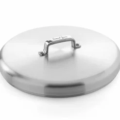 Serveringspanne med lokk 24 cm, rustfritt stål