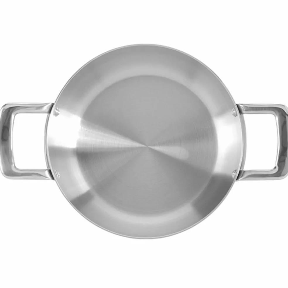 Serveringspanne med lokk 26 cm, rustfritt stål