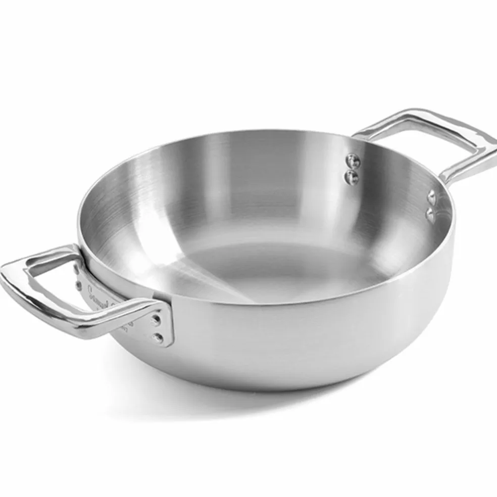 Serveringspanne med lokk 26 cm, rustfritt stål