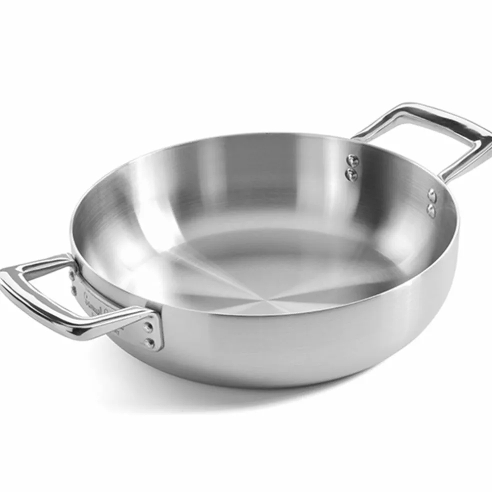 Serveringspanne med lokk 26 cm, rustfritt stål