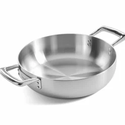 Serveringspanne med lokk 28 cm, rustfritt stål