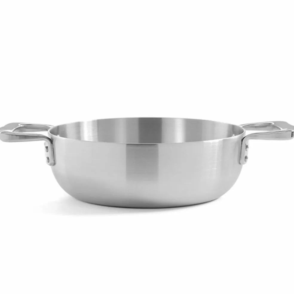 Serveringspanne med lokk 28 cm, rustfritt stål