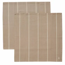 Servietter 45 × 45 cm 2-pakning, beige