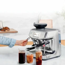 SES882ALM Touch Impress espressomaskin, almond nougat