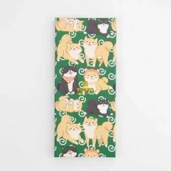 Sett lucky cat spisepinner, 5-pakning