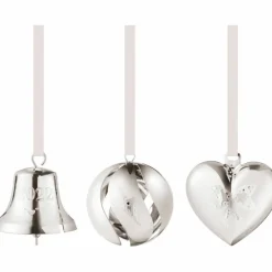 2022 Sett med kule, klokke og hjerte, palladium