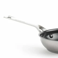 Sett med stekepanner 20 cm + 24 cm + 28 cm, rustfritt stål