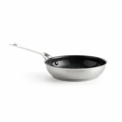 Sett med stekepanner 20 cm + 24 cm + 28 cm, rustfritt stål