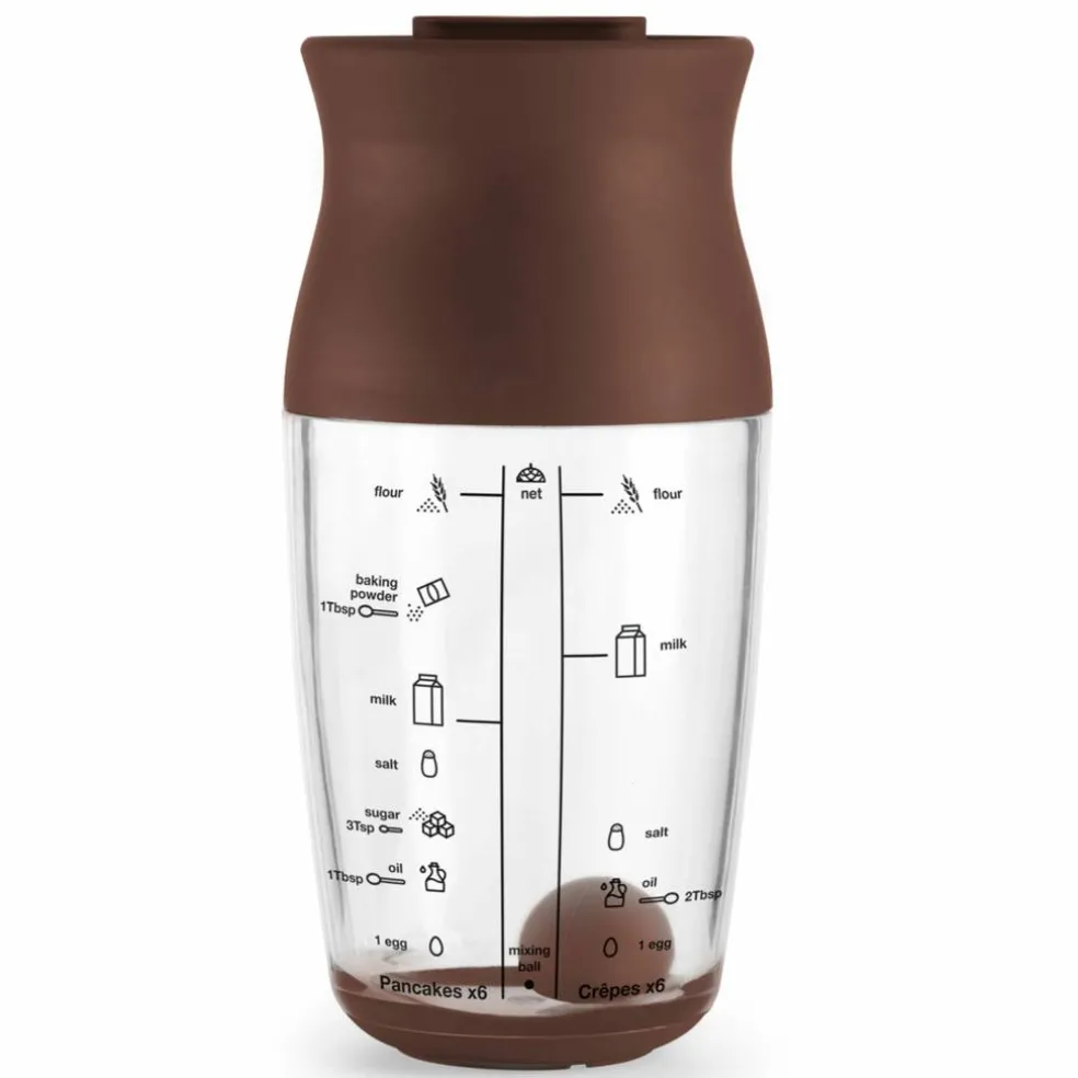 Shaker pannekakeblander, brun