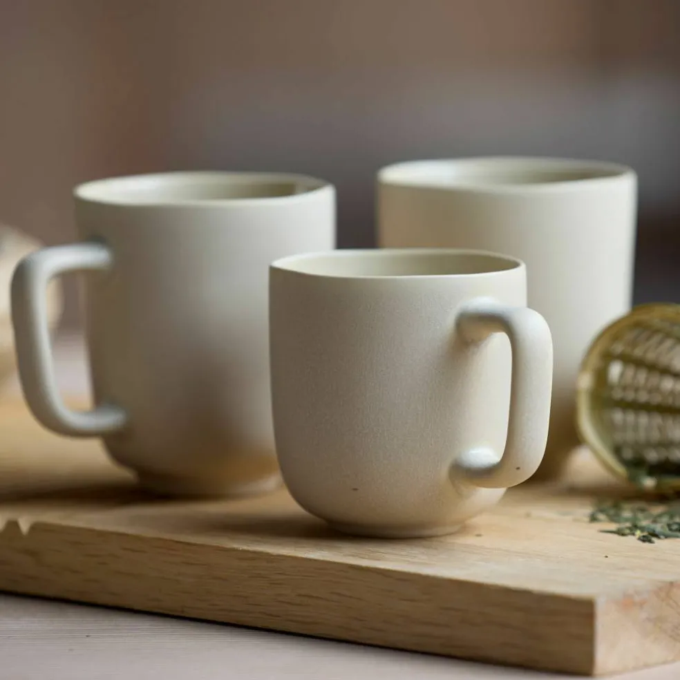 Shoku kopp med hank 33 cl, soft beige