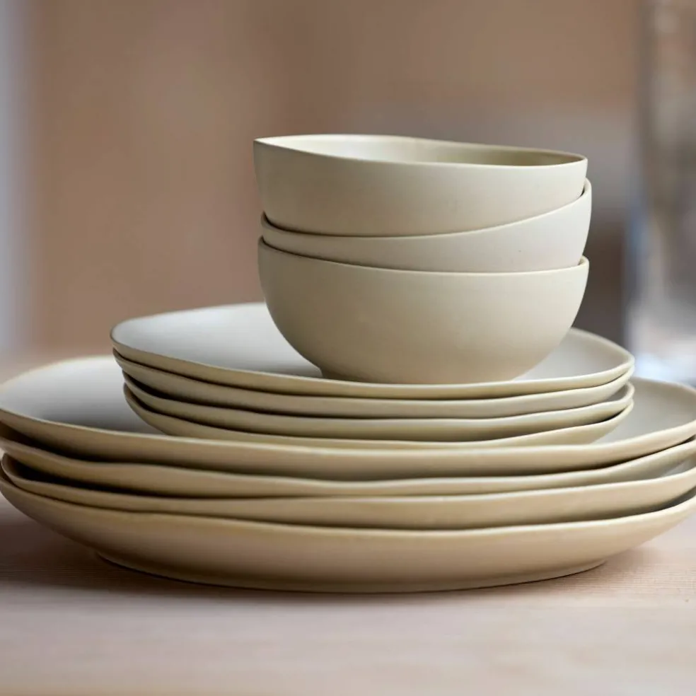Shoku lunsjtallerken 20 cm, soft beige