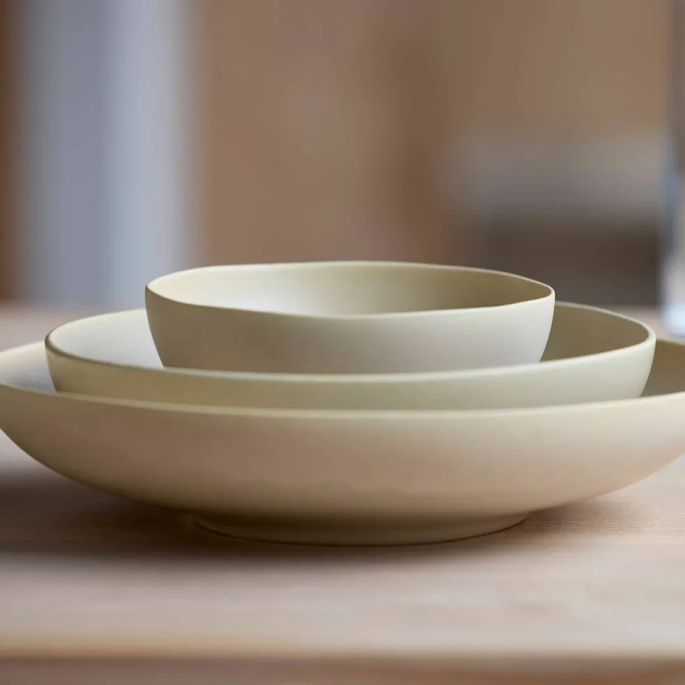 Shoku salatskål 28 cm, soft beige