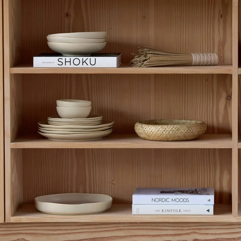 Shoku serveringsfat 28 cm, soft beige