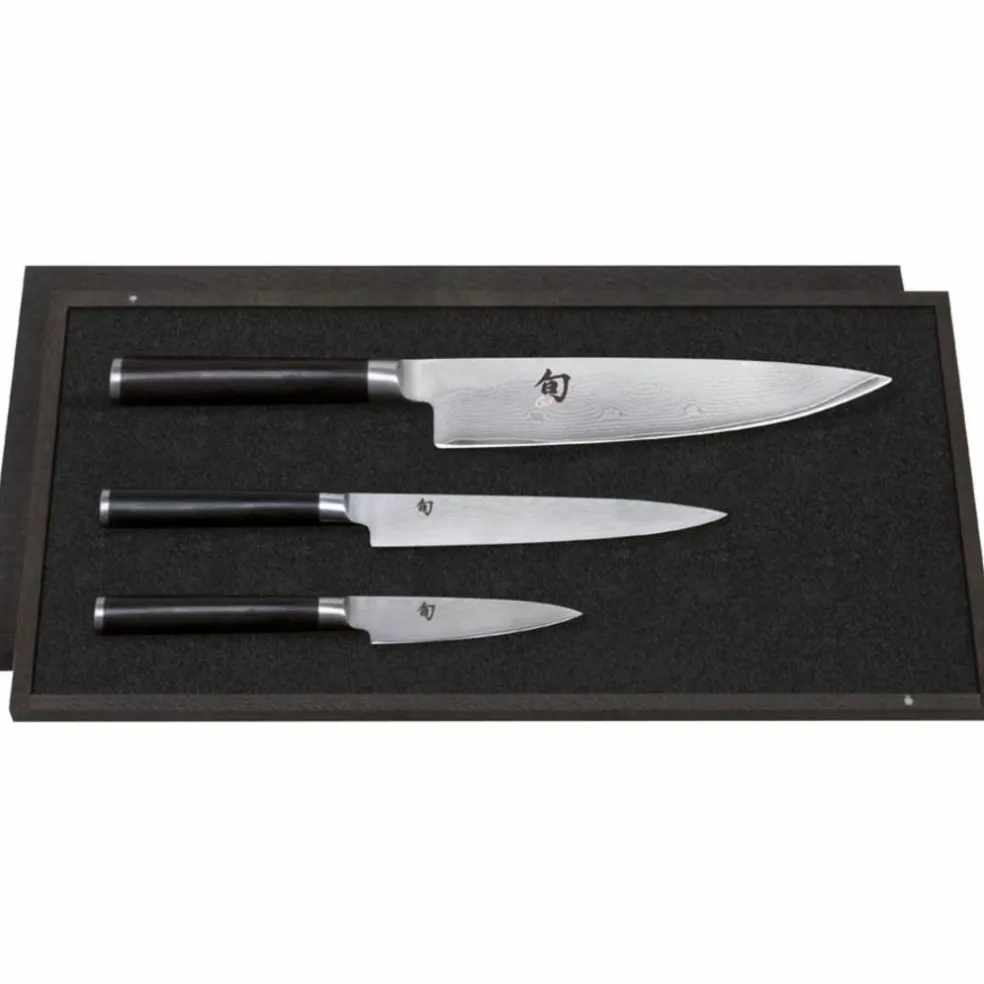Shun Classic knivsett, 3 deler
