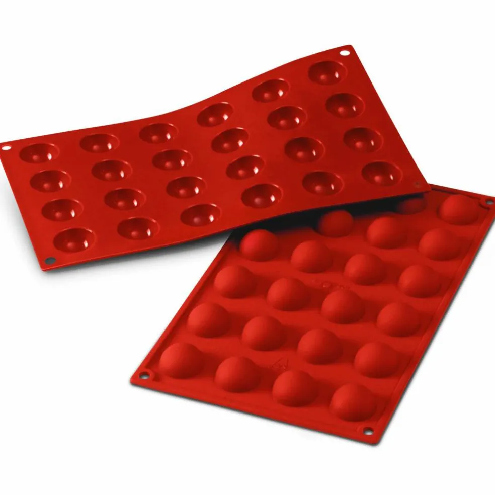 Silikonform Halve 6 stk