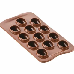 Silikonform Sjokolade Hodeskalle, Ø 3cm