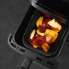 Silikonform til airfryer 20 × 13 cm, svart