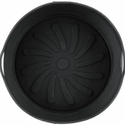 Silikonform til airfryer 20 cm, svart