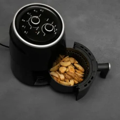 Silikonform til airfryer 21,5x17,5 cm, svart