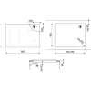 SI1M4854D Induksjonstopp Classic 80 cm, svart