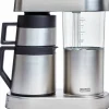 Six kaffetrakter 1,25 liter, matt rustfritt stål