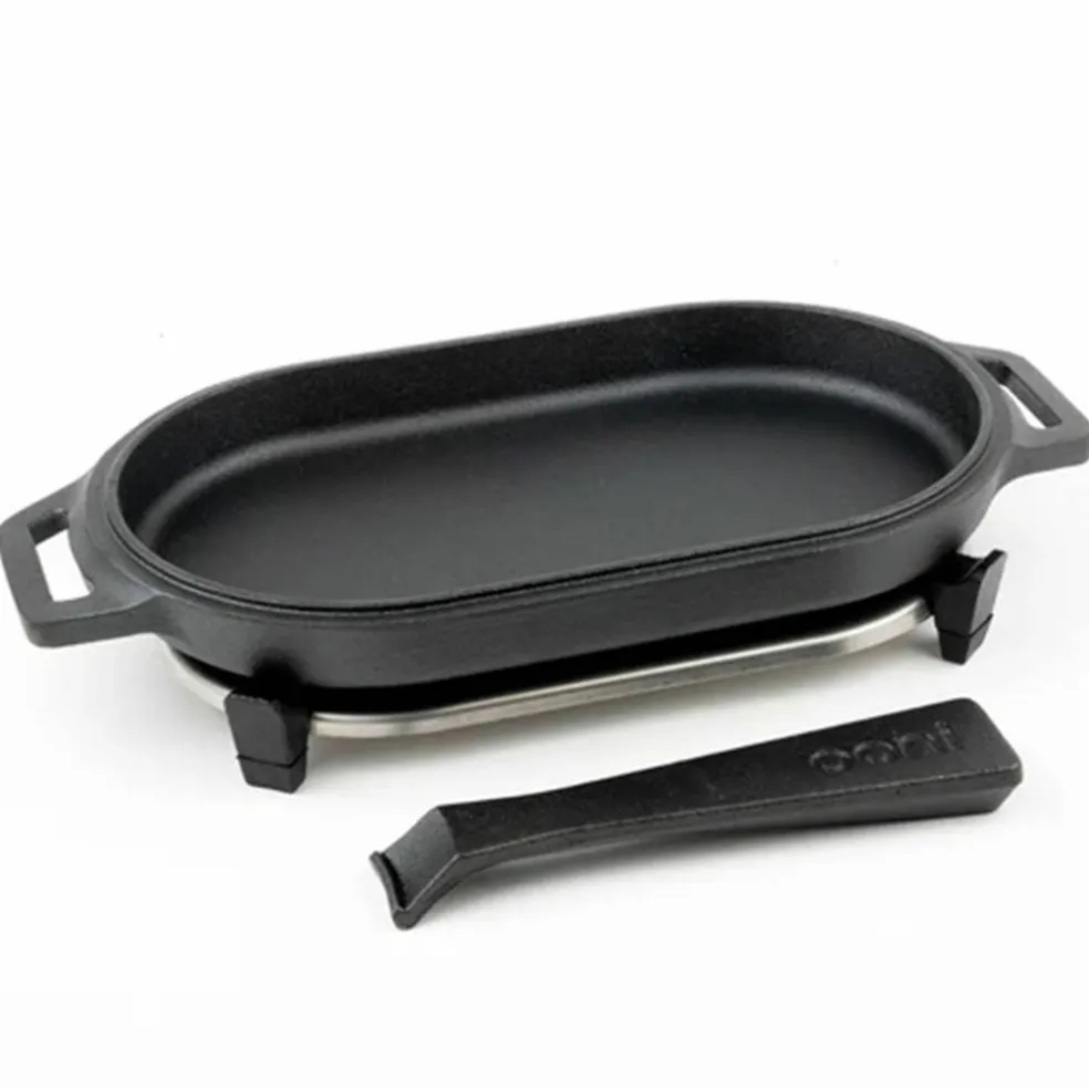 Sizzlerpanne, støpejern