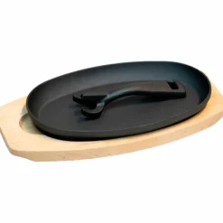 Sizzling støpejernspanne