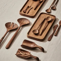 Skje, teak