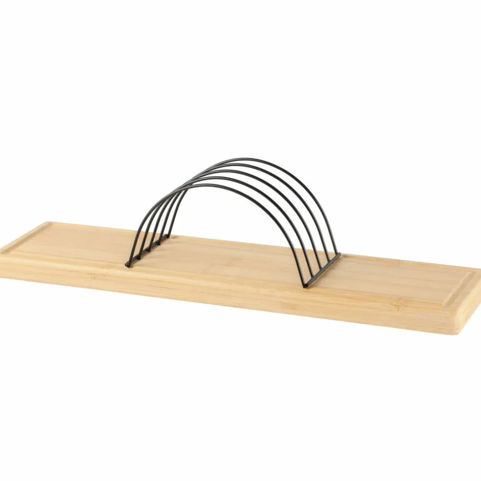 Skjærebrettstativ, bambus/stål