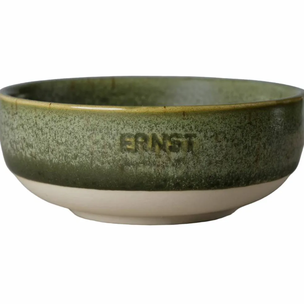 Skål 8 cm, grønn/natur