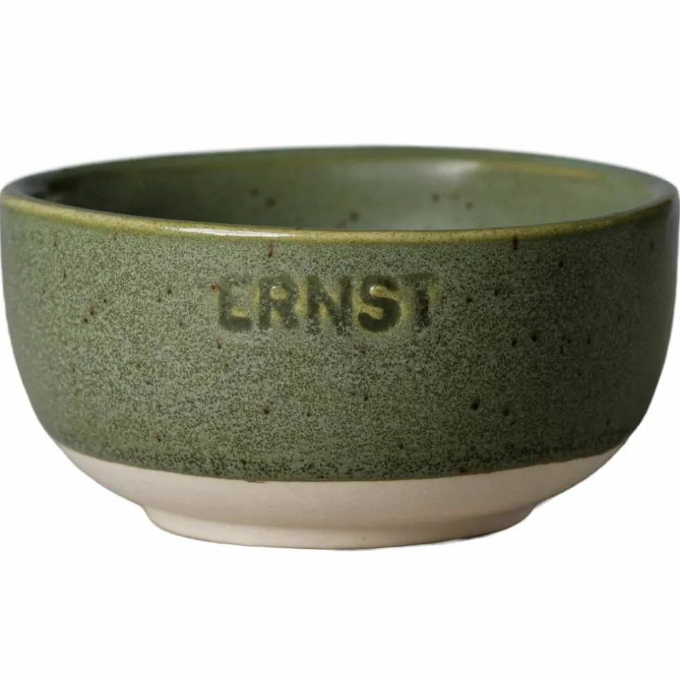 Skål 8 cm, grønn/natur