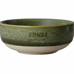 Skål 14 cm, grønn/natur